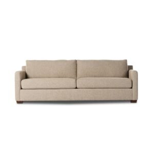 Classic Linen Two-Seater Sofa
