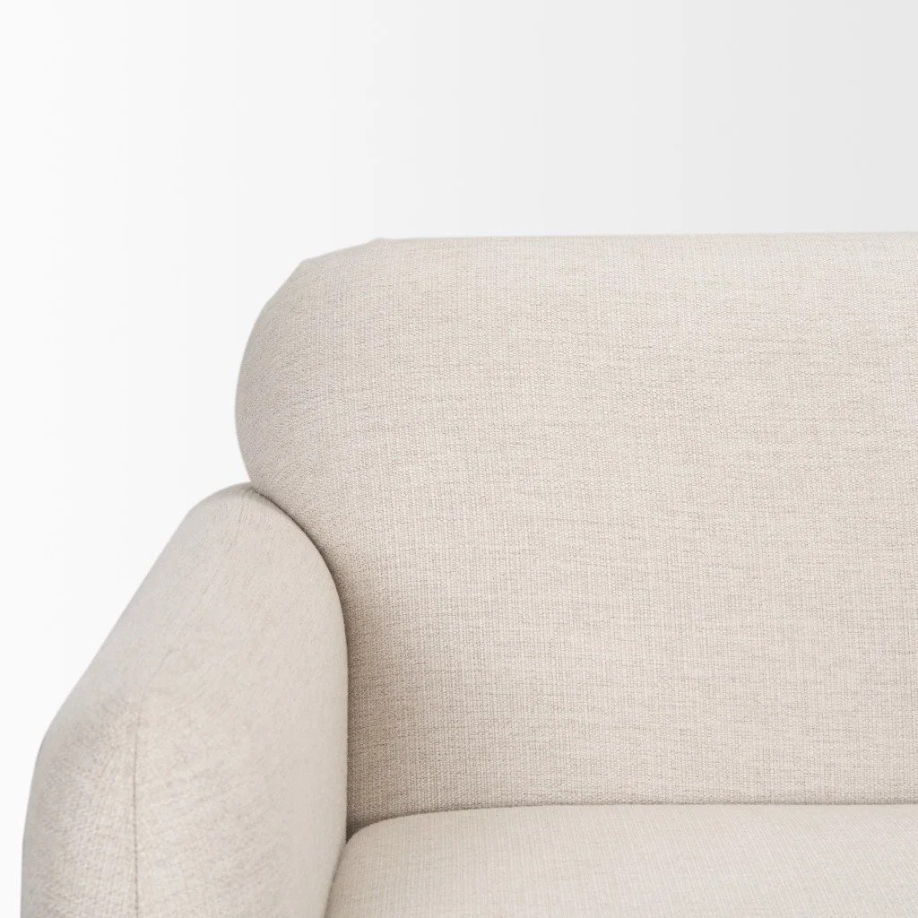 Contemporary Wood Base 3-Seater Sofa - Image 8