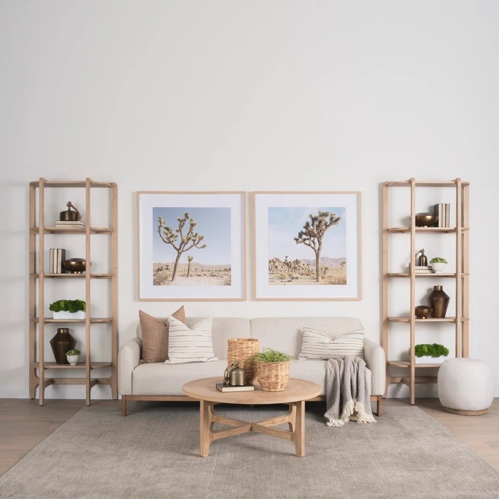 Contemporary Wood Base 3-Seater Sofa - Image 10