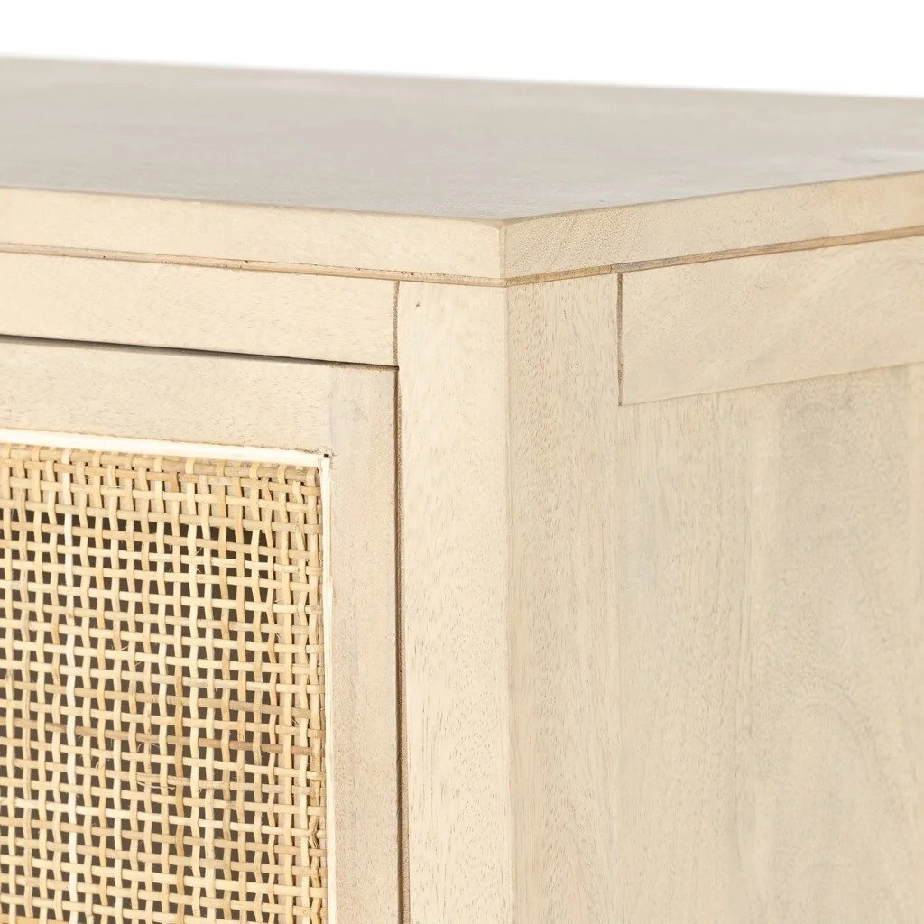 Natural Wood Tall Cabinet - Image 4