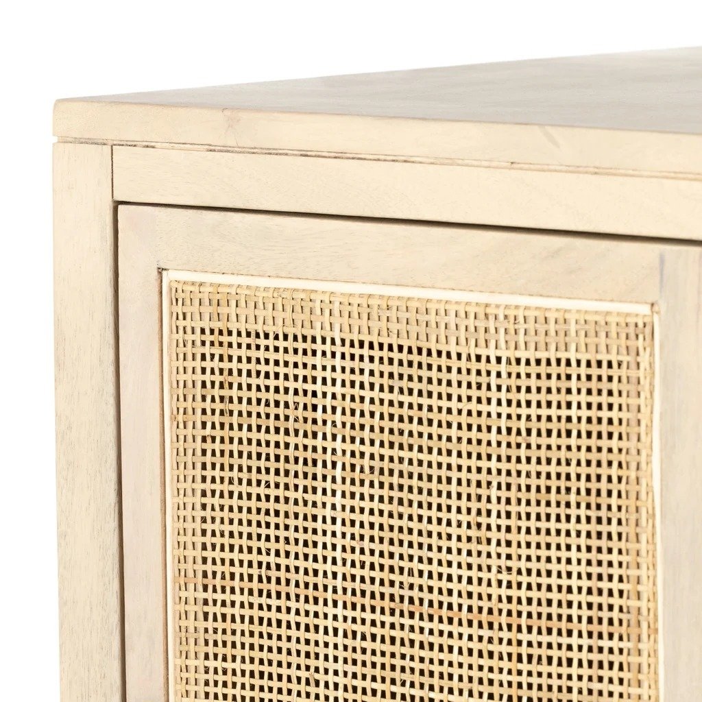 Natural Wood Tall Cabinet - Image 6