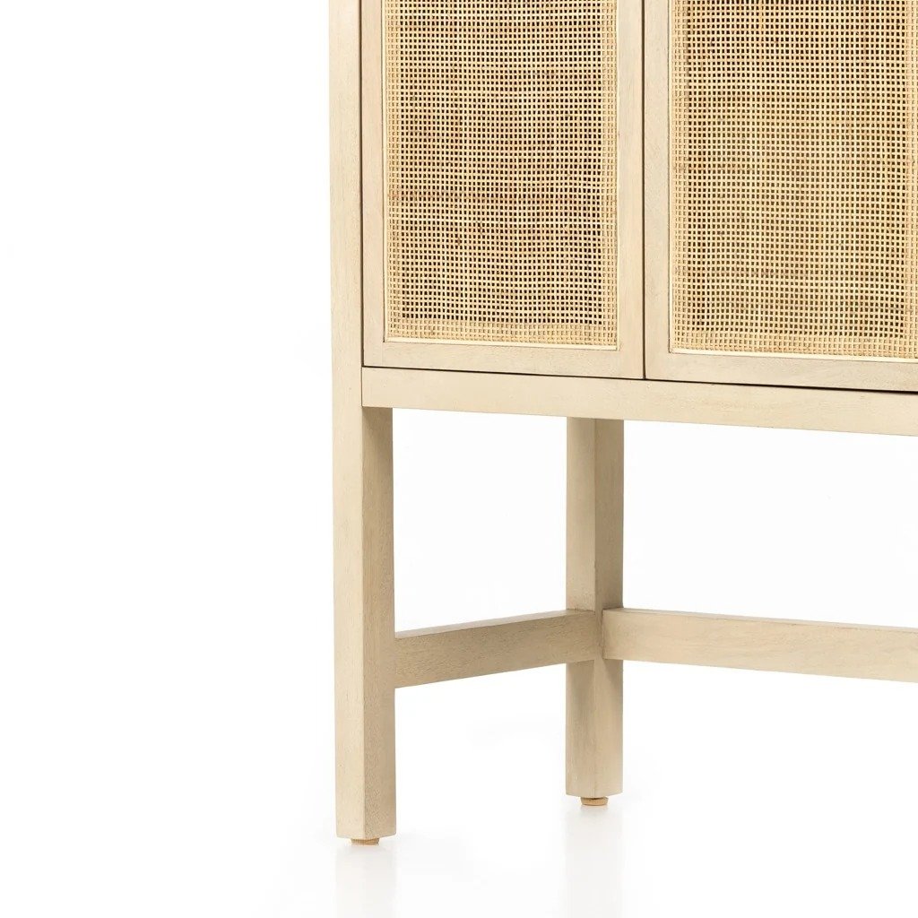 Natural Wood Tall Cabinet - Image 7