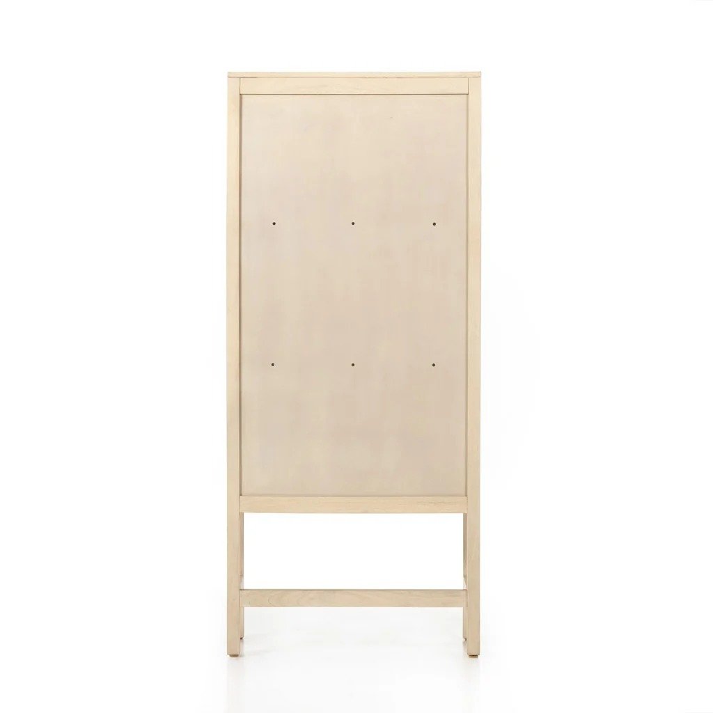 Natural Wood Tall Cabinet