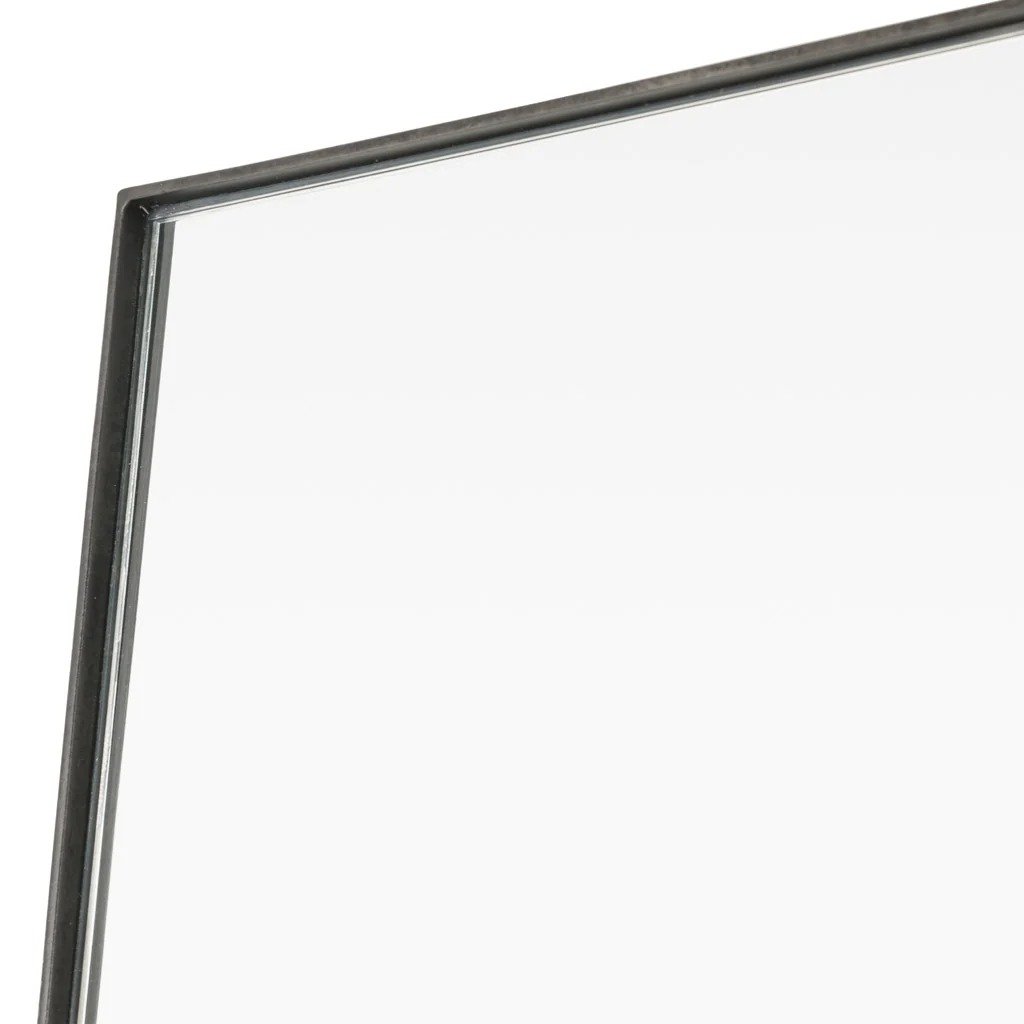 Slim Black Rectangular Mirror - Image 4