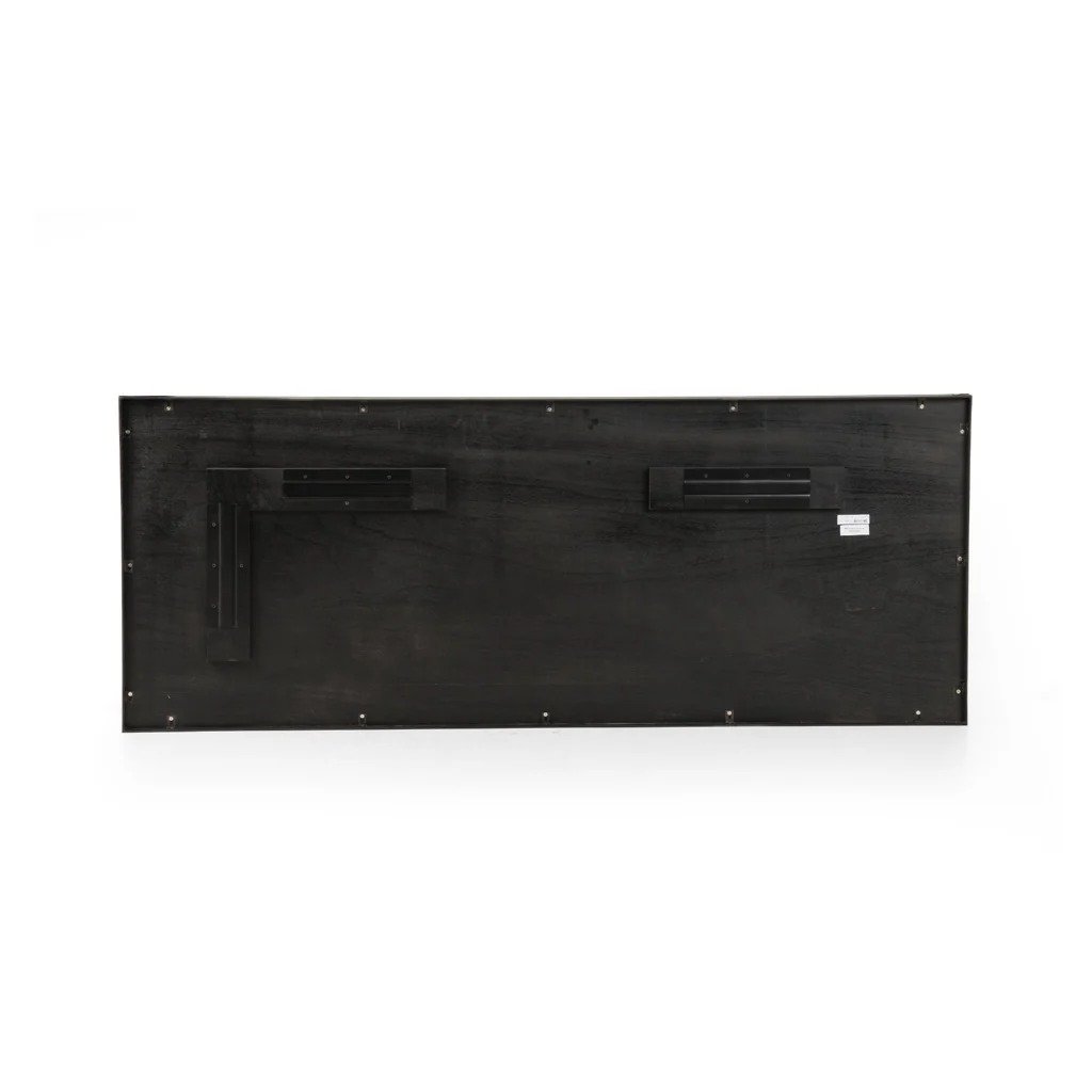 Slim Black Rectangular Mirror - Image 8