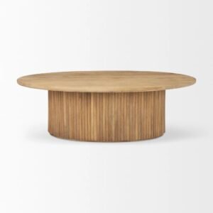 Solen Fluted Round Coffee Table