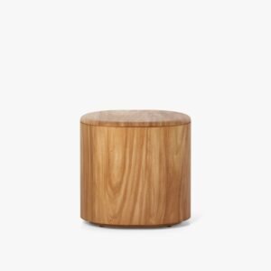 Elara Round Wood Side Table