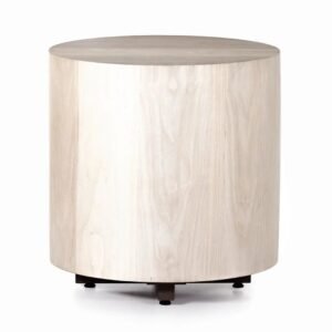 Elara Round Drum Side Table
