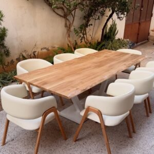 Arden Natural Edge Dining Table Set