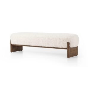 Oakline Bouclé Bench