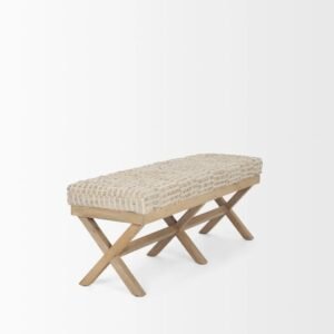 Alba Woven Accent Bench